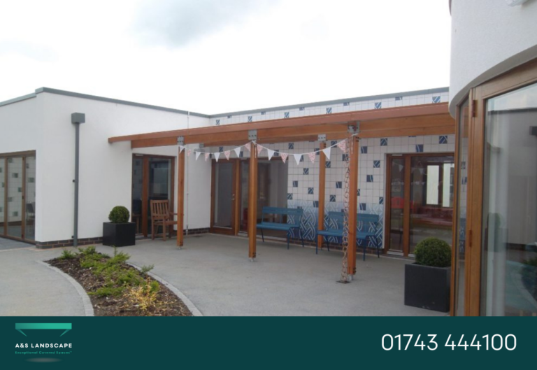 softwood timber canopy