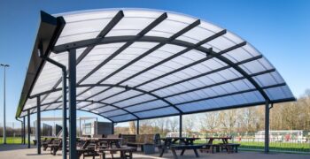 co op academy manchester dining canopy