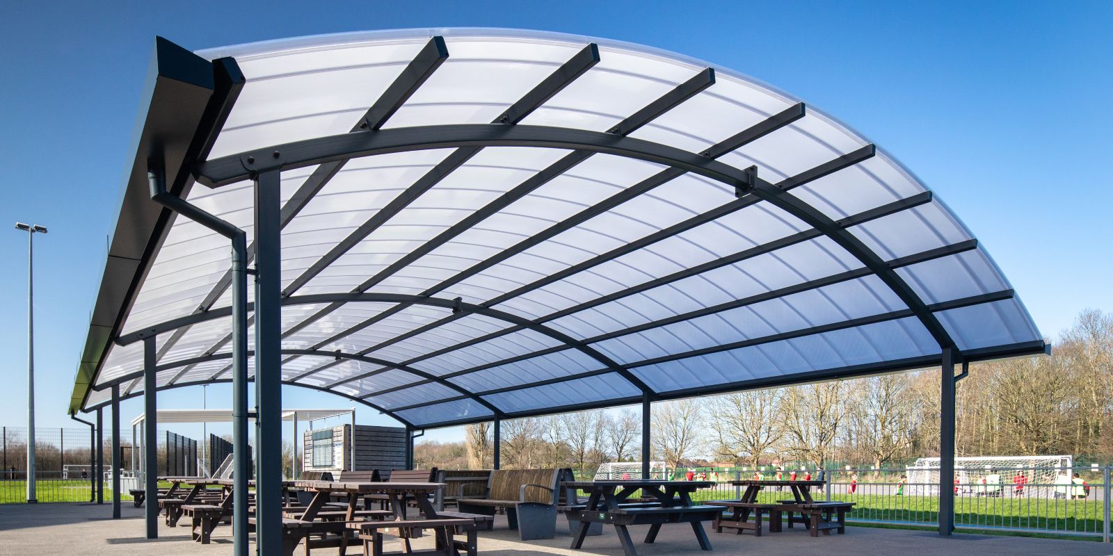 co op academy manchester dining canopy