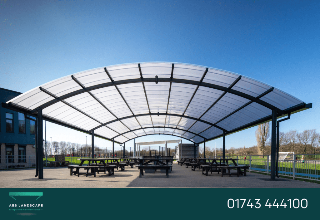 dining canopies co op academy manchester