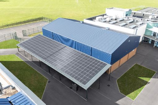 solar canopy carleton high school