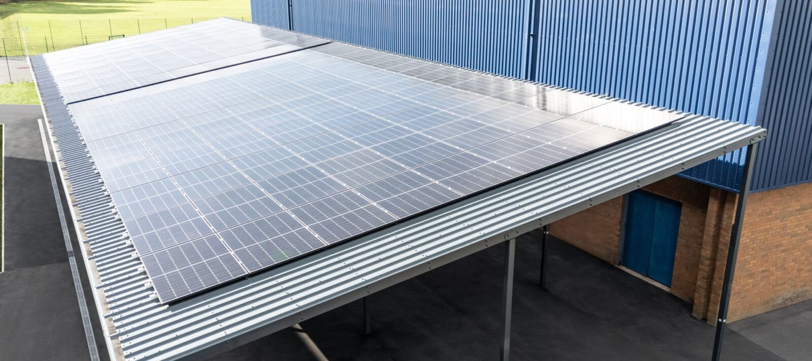 solar pv canopy carleton school