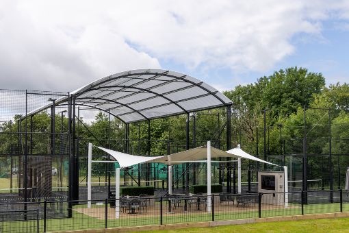 padel court canopy david lloyd chorley