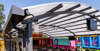 holiday park outdoor canopy