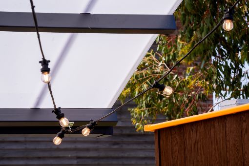 holiday park shelter lighting