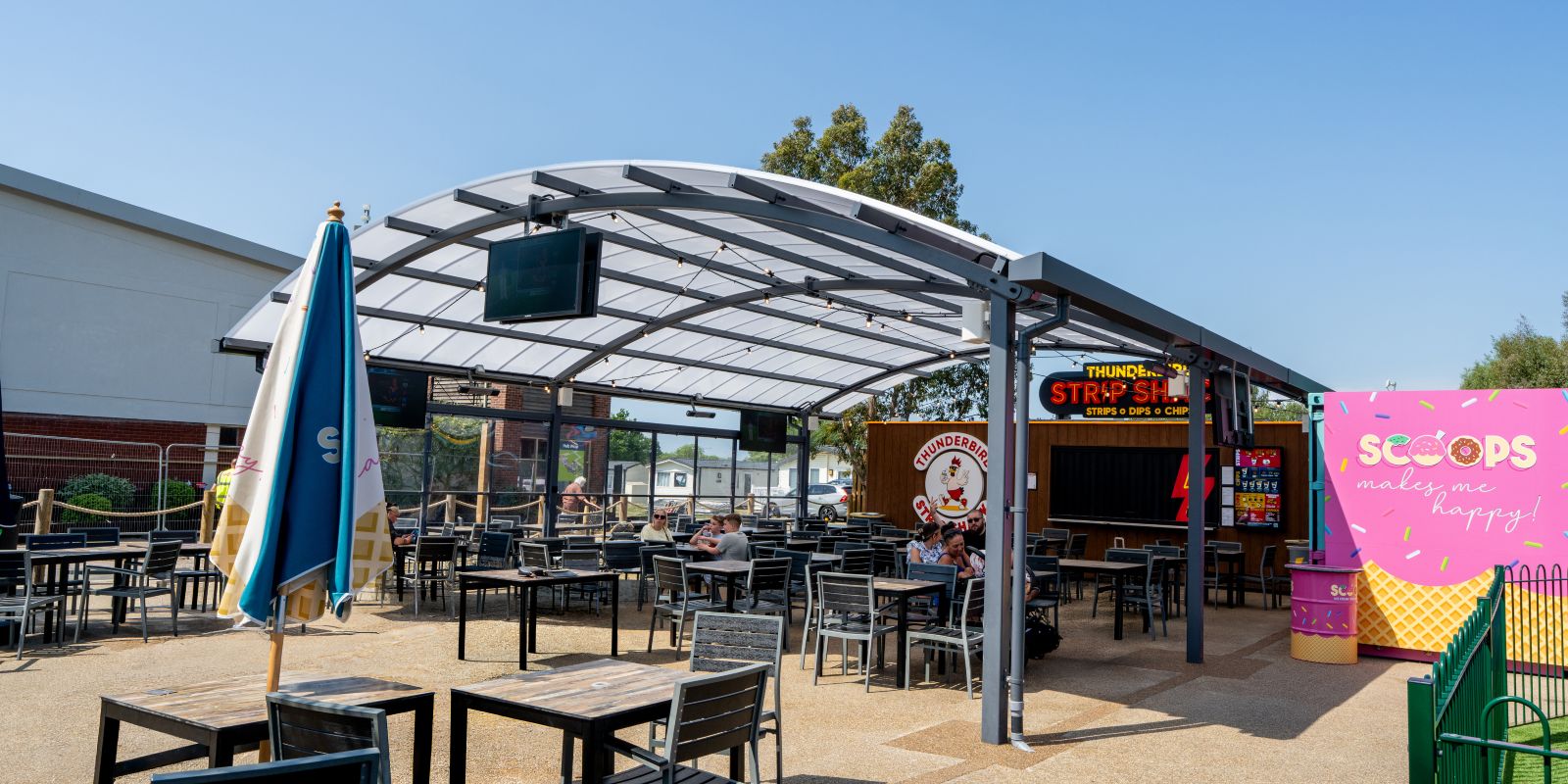 outdoor canopy highfield grange holiday park